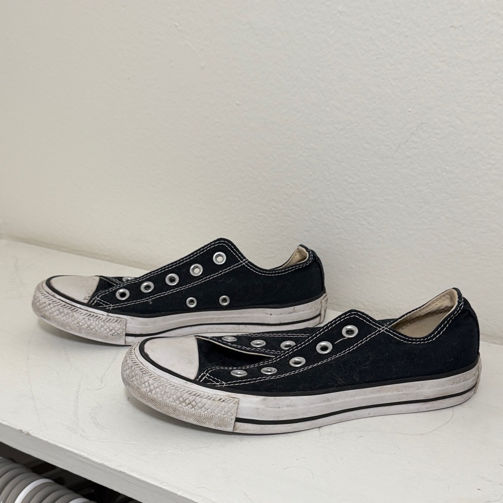 Converse Black Canvas Slip-Ons